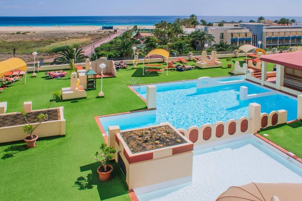 Apartmán Terrazza E Vista Sull'Oceano, Wi-Fi, Piano 3, Piscina Sullo Stesso Piano Morro Jable  Exteriér fotografie